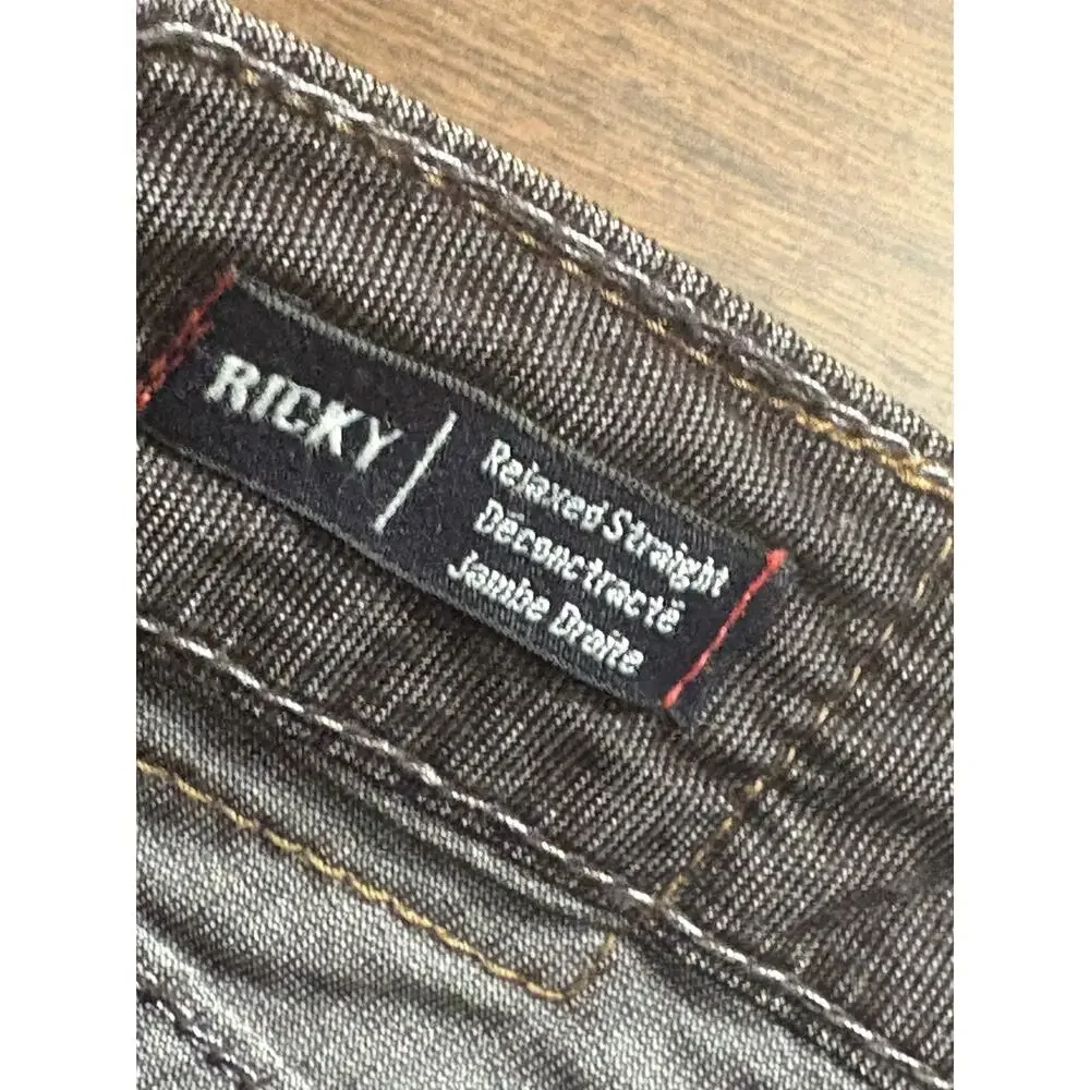 Rare Vintage Japanese Brand True Religion Ricky Jeans Stretch W36x32